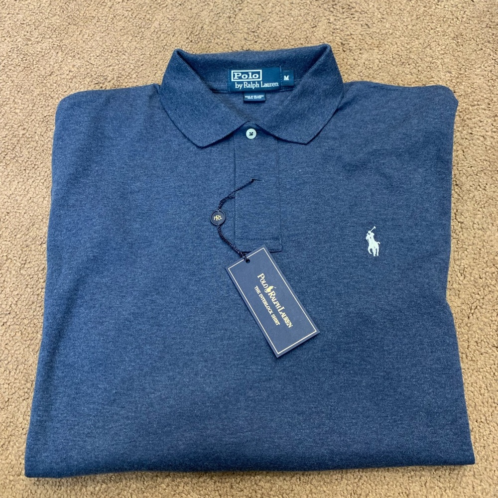 Ralph Lauren Polo Interlock long Sleeve Shirt size medium